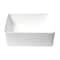 Alfi Brand ALFI brand ABC903-W White 16" Modern Square Above Mount Ceramic Sink ABC903-W - alternate 9